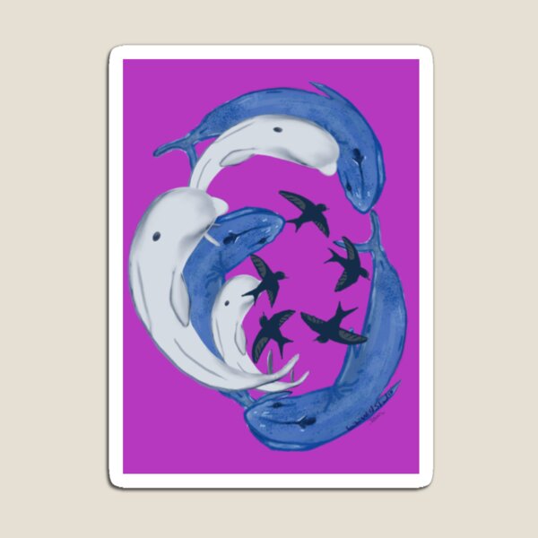 Item preview, Ballenas y vencejos designed and sold by bibiwildstudio.