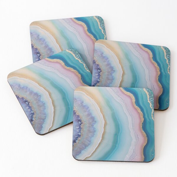Item preview, Ethereal Tides: Golden Shores of Agate Dreams designed and sold by Cato99.