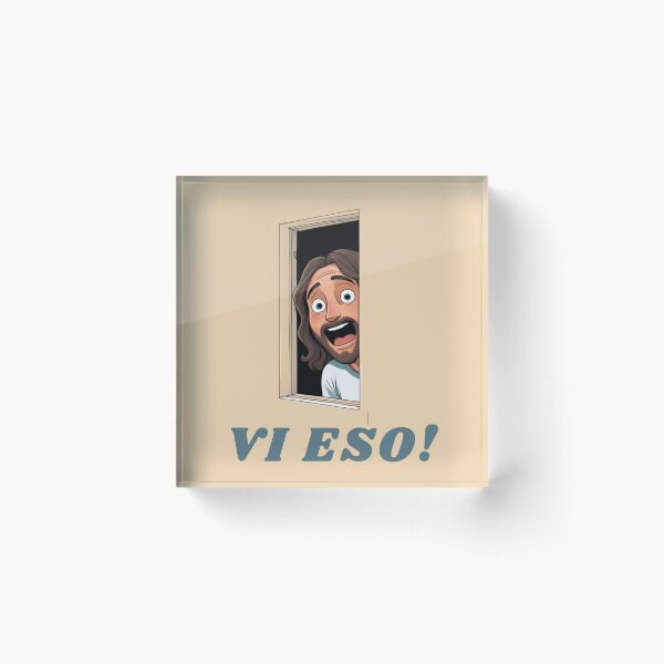 Item preview, Jesus i saw that meme spanish version Christian funny gif  designed and sold by La Loca.
