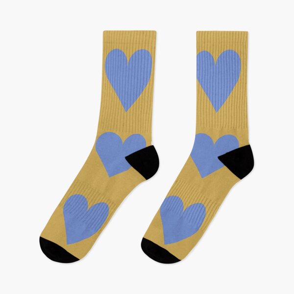 Item preview, Large DANUBE BLUE and GOLD LOVE HEARTS designed and sold by RachelMacht.