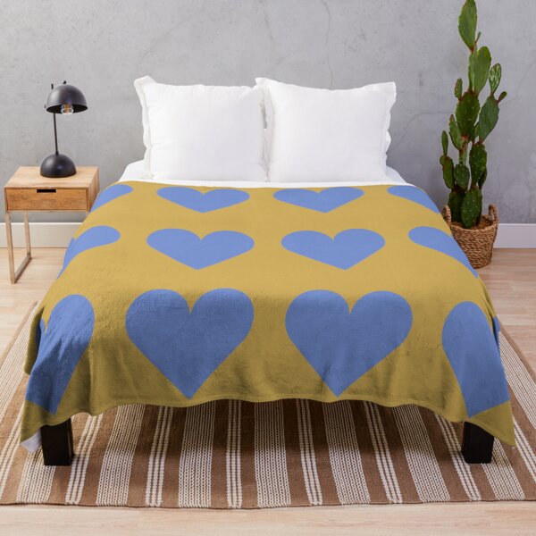 Item preview, Large DANUBE BLUE and GOLD LOVE HEARTS designed and sold by RachelMacht.