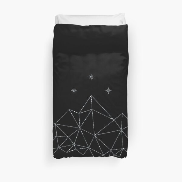the Night Court insignia from A Court of Frost and Starlight Duvet Cover