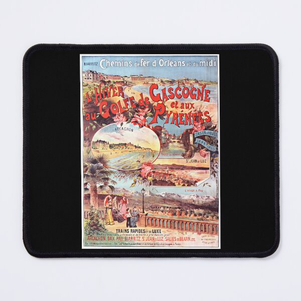 Item preview, Biarritz Railways to Orleans, Winter Golf Gascogne & Pyrénées 1890 France designed and sold by RocketshipRetro.