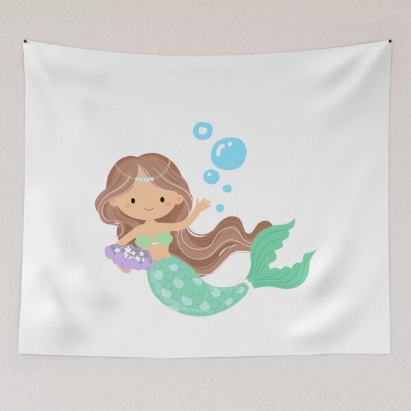 Item preview, Mermaid with bubbles designed and sold by Spirit and Style.