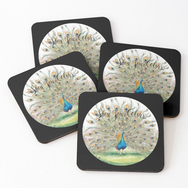 Item preview, Show Your Colors: Vibrant Peacock Art designed and sold by deluxedigital1.