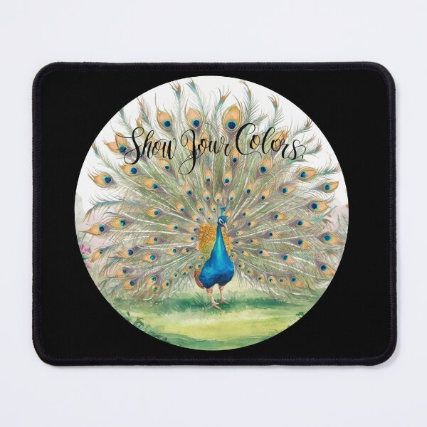 Item preview, Show Your Colors: Vibrant Peacock Art designed and sold by deluxedigital1.