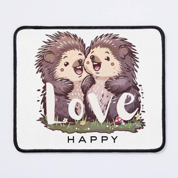 Item preview, Porcupine love sticker designed and sold by Mini-magaze.