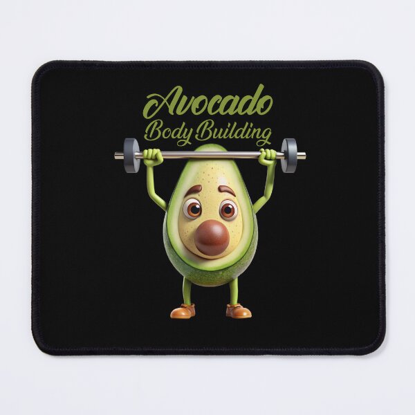 Item preview, Avocado Lover - Avocado Body Building T-Shirt Designs for Food Lovers designed and sold by Techflare.