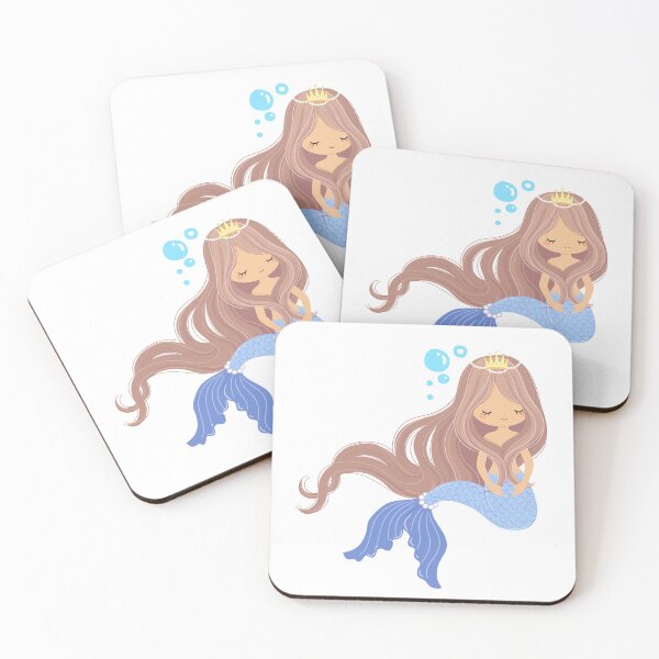 Item preview, Purple Mermaid with bubbles designed and sold by Spirit and Style.