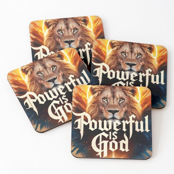 Item preview, Powerful is God: Majestic Lion Strength designed and sold by eprojetoas.