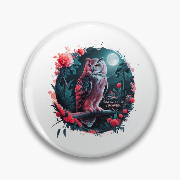 Item preview, Knowledge is Power: Wise Owl Art designed and sold by deluxedigital1.