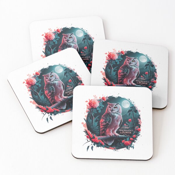 Item preview, Knowledge is Power: Wise Owl Art designed and sold by deluxedigital1.