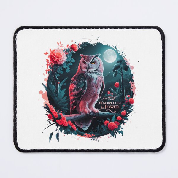 Item preview, Knowledge is Power: Wise Owl Art designed and sold by deluxedigital1.