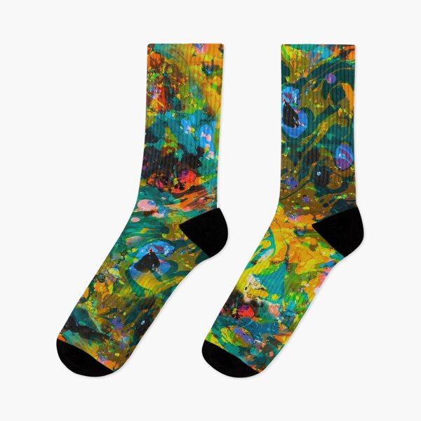 Item preview, Coloured ink pattern (seamless) designed and sold by Bunchable.