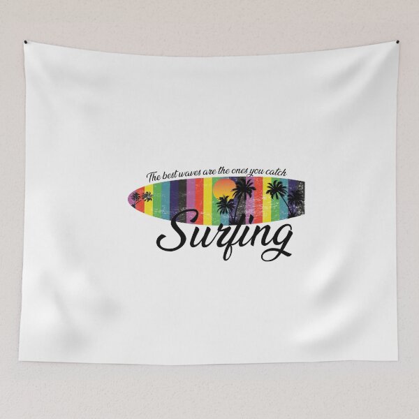 Item preview, Surfing Lovers - The Best Waves Are Once You Catch designed and sold by Techflare.