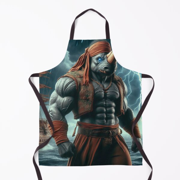 Item preview, Thunderous Rhino Pirate Raider designed and sold by nipunab.