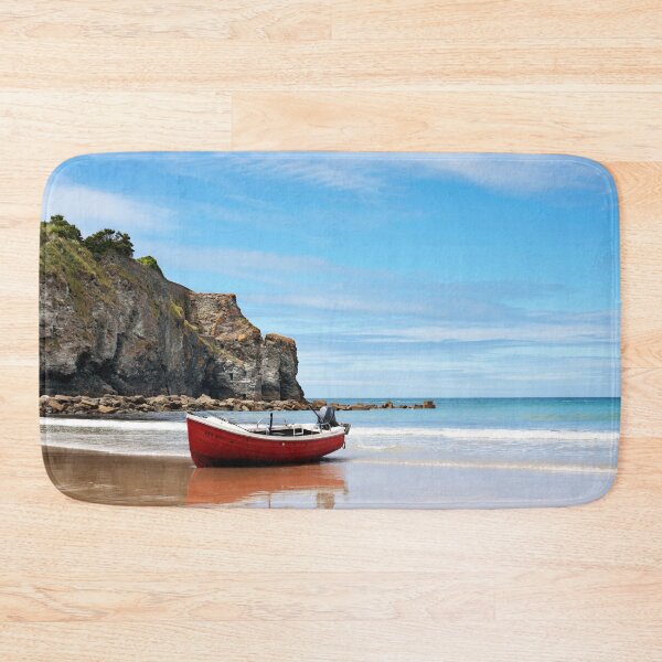 Item preview, Red Boat on a Beach designed and sold by Terri Waters Photography & Design.