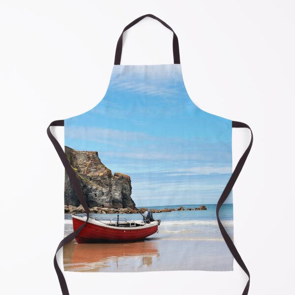 Item preview, Red Boat on a Beach designed and sold by Terri Waters Photography & Design.