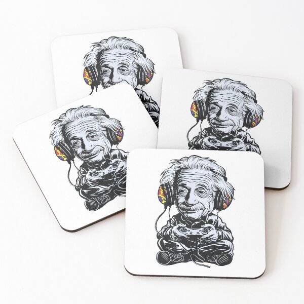 Item preview, Einstein gaming cartoon figure designed and sold by Kaboom-Tees.