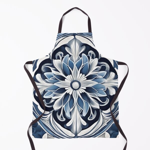 Item preview, Blue tile pattern designed and sold by Ilikeiwantilove.