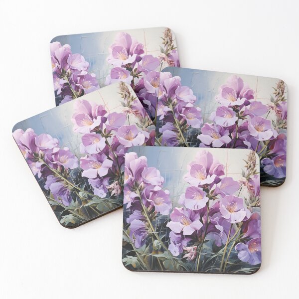 Item preview, Monkshood - Impasto Floral designed and sold by KootenayDesigns.
