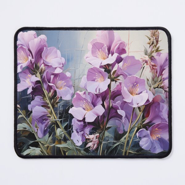 Item preview, Monkshood - Impasto Floral designed and sold by KootenayDesigns.