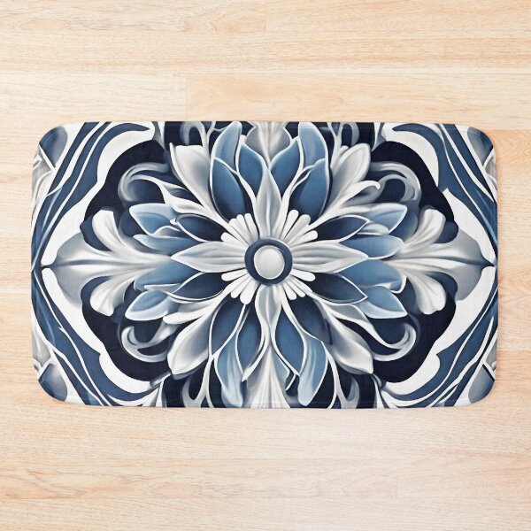 Item preview, Blue tile pattern designed and sold by Ilikeiwantilove.