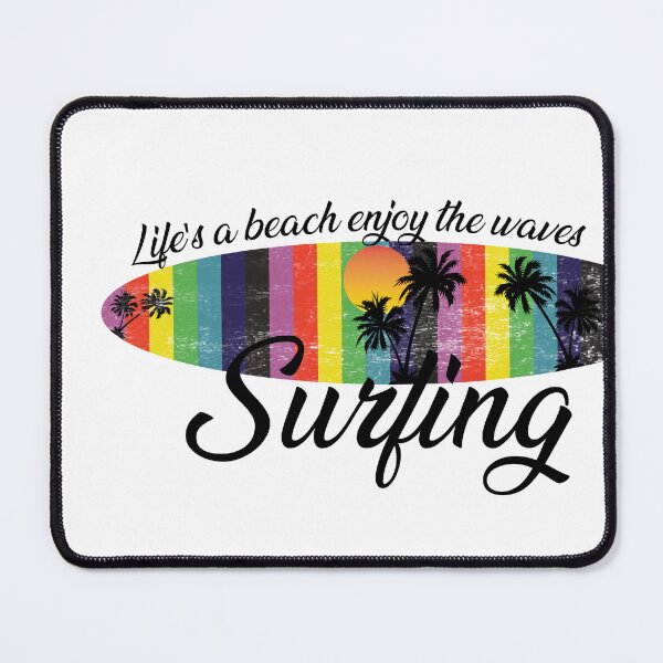 Item preview, Surfing Vibes - Life's a beach enjoy the waves Surfing Lovers Design designed and sold by Techflare.