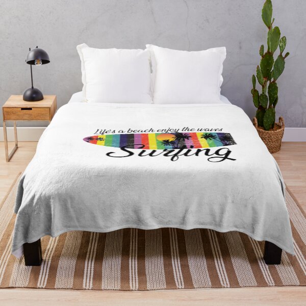 Item preview, Surfing Vibes - Life's a beach enjoy the waves Surfing Lovers Design designed and sold by Techflare.