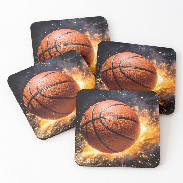 Item preview, Basketball ball with fire effect designed and sold by stevanovicigor.
