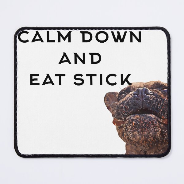 Item preview, Keep calm and eat stock - Mr. Booch Fan , French Bulldog designed and sold by MrBooch.