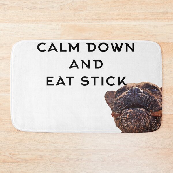 Item preview, Keep calm and eat stock - Mr. Booch Fan , French Bulldog designed and sold by MrBooch.