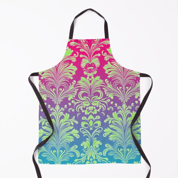 Item preview, Neon Green Baroque Design on Gradient designed and sold by SportyAndArtful.