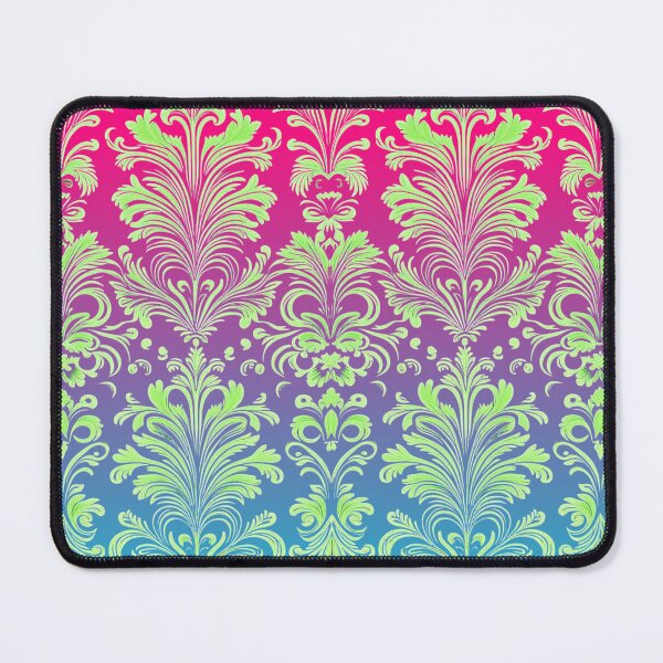 Item preview, Neon Green Baroque Design on Gradient designed and sold by SportyAndArtful.