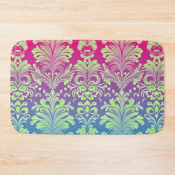 Item preview, Neon Green Baroque Design on Gradient designed and sold by SportyAndArtful.