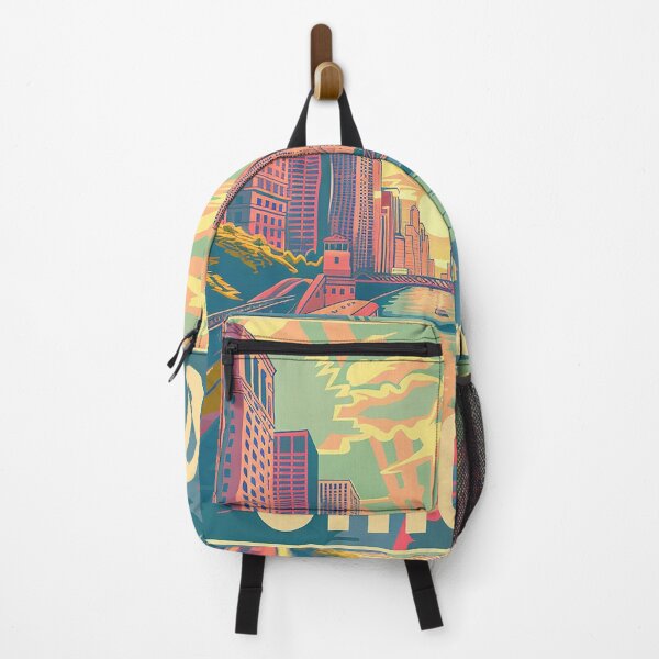 Item preview, Chicago Poster Retro Chicago Art designed and sold by nomiraclehere.