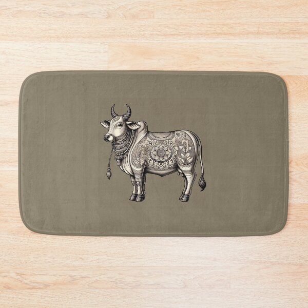 Item preview, Decorated Indian cow designed and sold by AnnabellaRh.