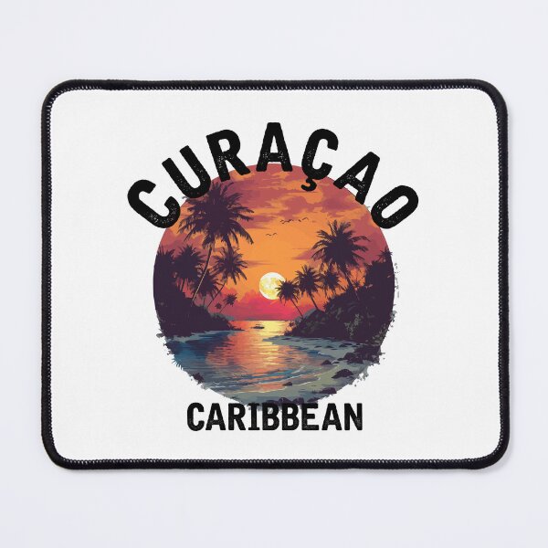 Item preview, Curacao - Caribbean (with Black Lettering) designed and sold by VelvetRoom.