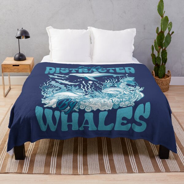 Item preview, Easily distracted by Whales - Save The Whales - Save the Ocean designed and sold by Lam Assia.