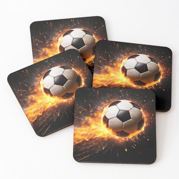 Item preview, Soccer ball with fire effect designed and sold by stevanovicigor.