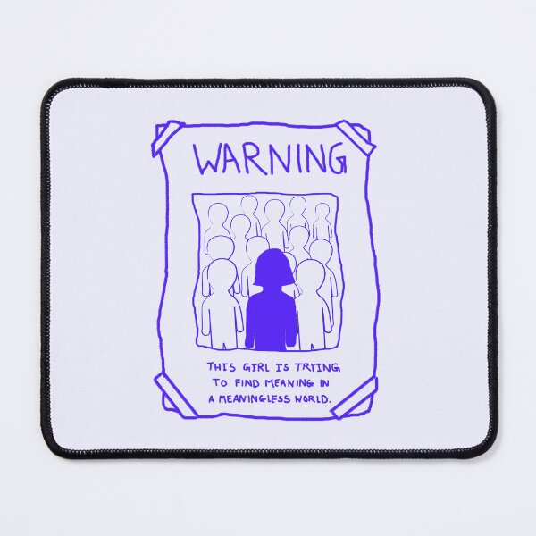 Item preview, GIRL LOOKING FOR MEANING- ABSURDISM, EXISTENTIALISM, NIHILISM designed and sold by The Bookworm Store.