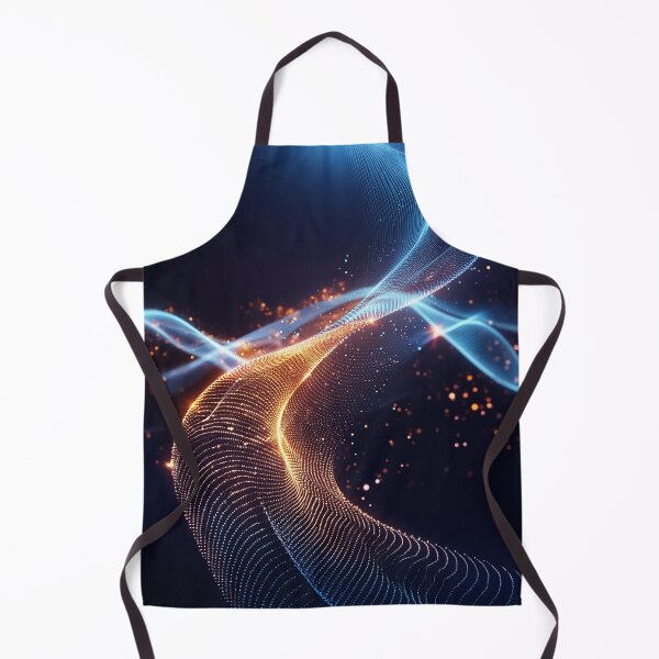Item preview, A dynamic wave of particles and light represents the flow of data in AI designed and sold by homydesign.