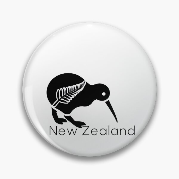Item preview, New Zealand kiwi Fern all black designed and sold by Dikshant Goyal.