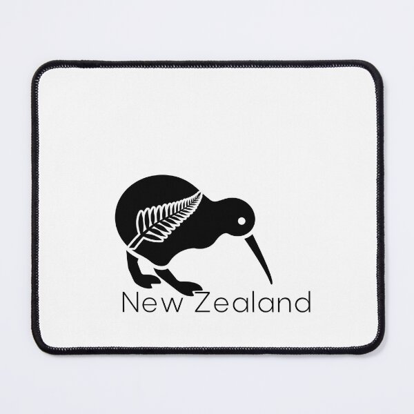 Item preview, New Zealand kiwi Fern all black designed and sold by Dikshant Goyal.