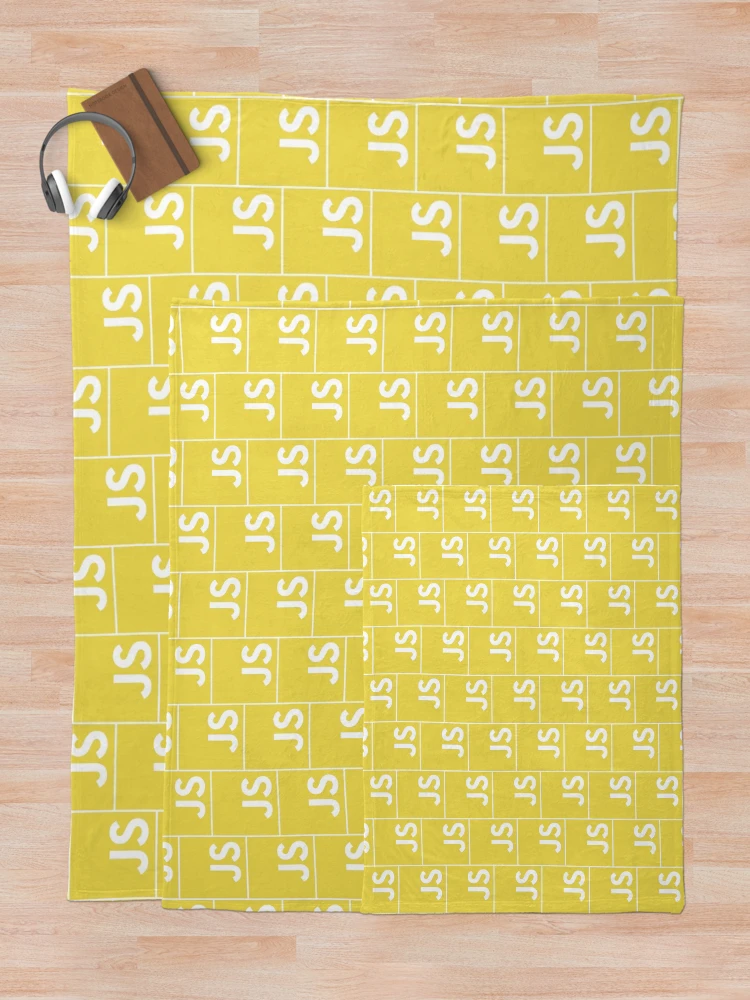 Thumbnail 5 of 6, Throw Blanket, JavaScript Logo designed and sold by GlassySteel.