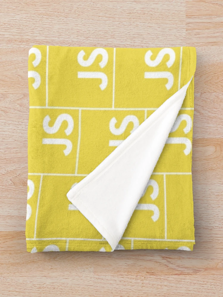 Thumbnail 3 of 6, Throw Blanket, JavaScript Logo designed and sold by GlassySteel.
