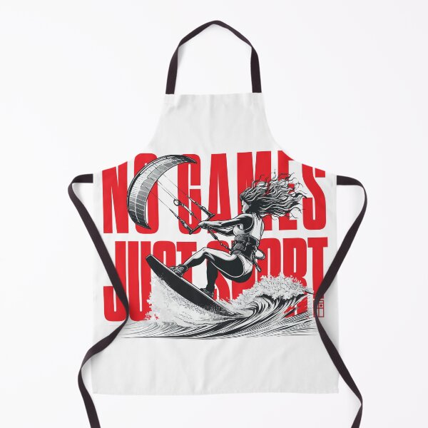 Item preview, NO GAMES JUST SPORT - Kitesurfing - Kitesurfer - WOMEN - 1 designed and sold by ArtProjectShop.