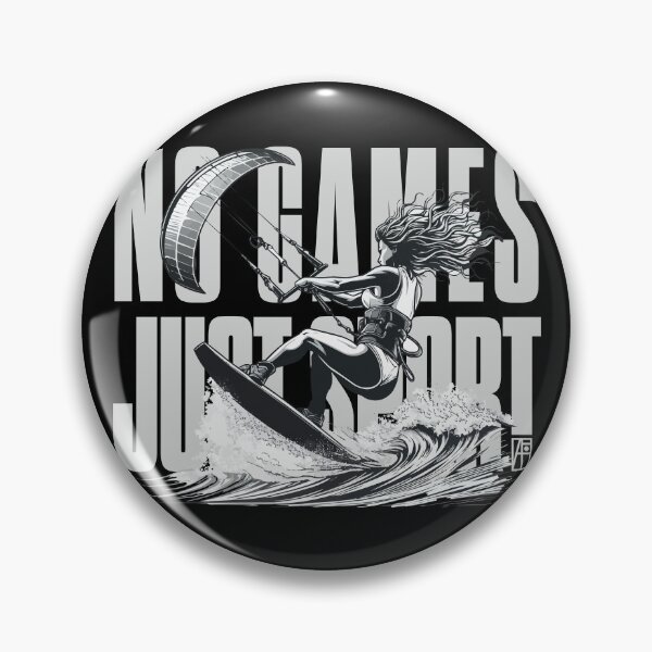Item preview, NO GAMES JUST SPORT - Kitesurfing - Kitesurfer - WOMEN - 2 designed and sold by ArtProjectShop.