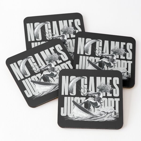 Item preview, NO GAMES JUST SPORT - Kitesurfing - Kitesurfer - WOMEN - 2 designed and sold by ArtProjectShop.