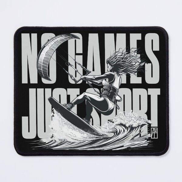 Item preview, NO GAMES JUST SPORT - Kitesurfing - Kitesurfer - WOMEN - 2 designed and sold by ArtProjectShop.
